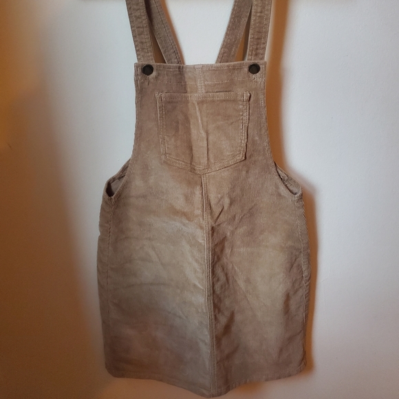 Corduroy Skirt Overalls - Picture 1 of 3